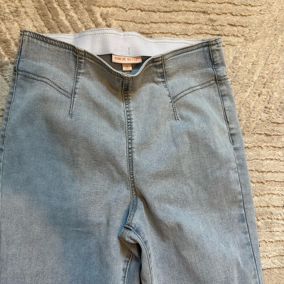 Knox Rose Light Blue Flared Jeans - Picture 3 of 5